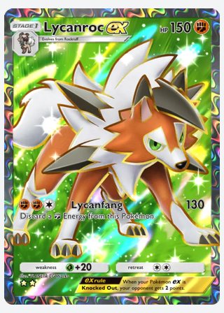 Lycanroc ex — catalogusbeeld