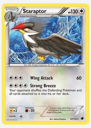 Staraptor — catalogusbeeld