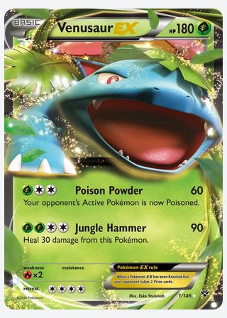 Venusaur EX — catalogusbeeld