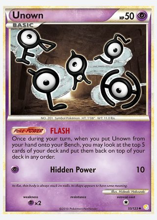 Unown — catalogusbeeld