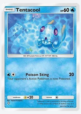 Tentacool — catalogusbeeld
