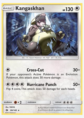 Kangaskhan — catalogusbeeld
