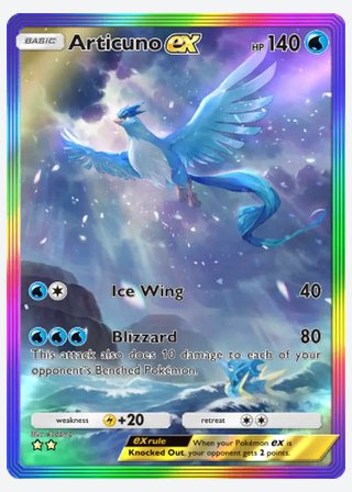 Articuno ex — catalogusbeeld