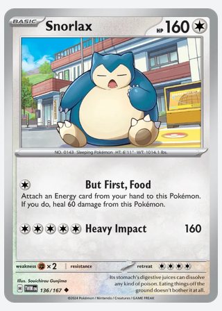 Snorlax — catalogusbeeld