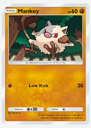Mankey — catalogusbeeld