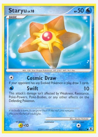 Staryu — catalogusbeeld