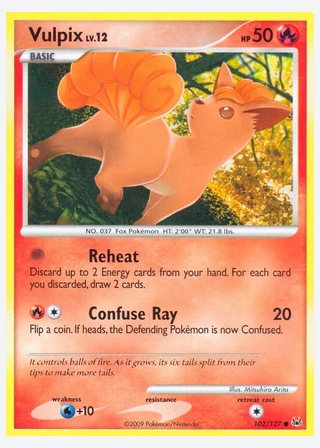 Vulpix — catalogusbeeld