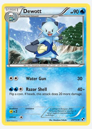 Dewott — catalogusbeeld