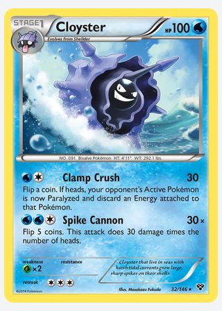 Cloyster — catalogusbeeld