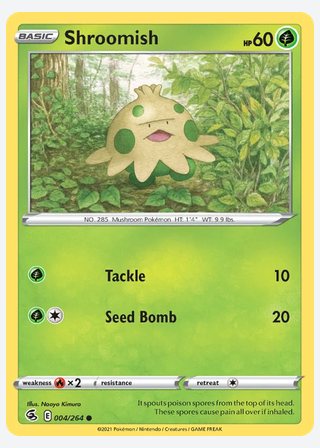 Shroomish — catalogusbeeld