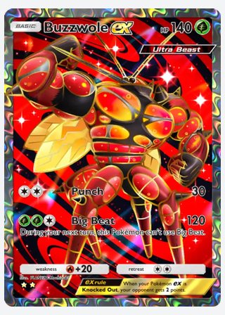 Buzzwole ex — catalogusbeeld