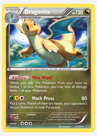 Dragonite — catalogusbeeld
