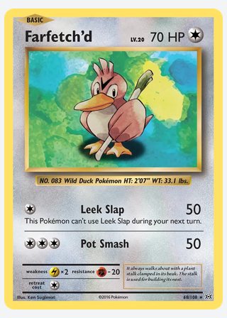 Farfetch'd — catalogusbeeld