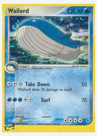 Wailord — catalogusbeeld