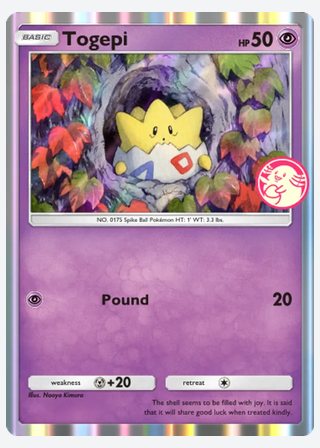 Togepi — catalogusbeeld