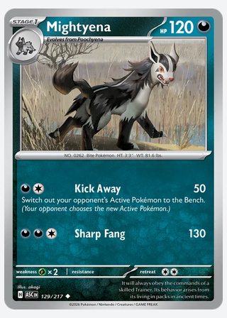 Mightyena — catalogusbeeld