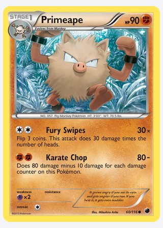 Primeape — catalogusbeeld