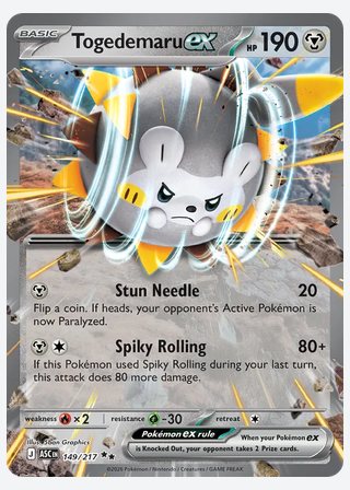 Togedemaru ex — catalogusbeeld