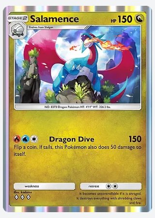 Salamence — catalogusbeeld