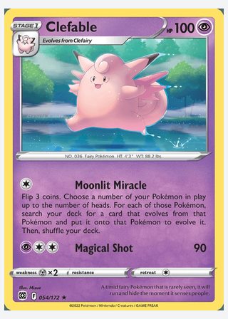 Clefable — catalogusbeeld