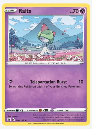 Ralts — catalogusbeeld