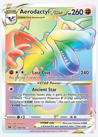 Aerodactyl VSTAR — catalogusbeeld