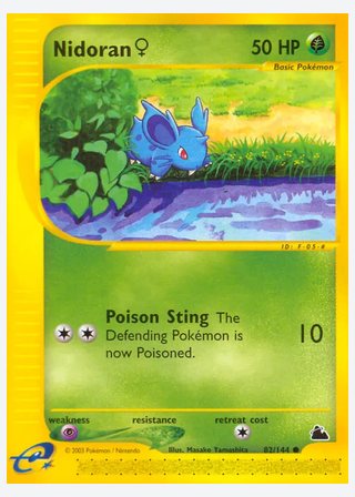 Nidoran ♀ — catalogusbeeld