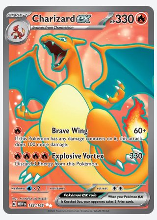 Charizard ex — catalogusbeeld