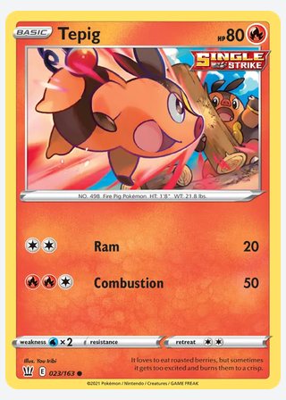 Tepig — catalogusbeeld