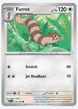 Furret — catalogusbeeld