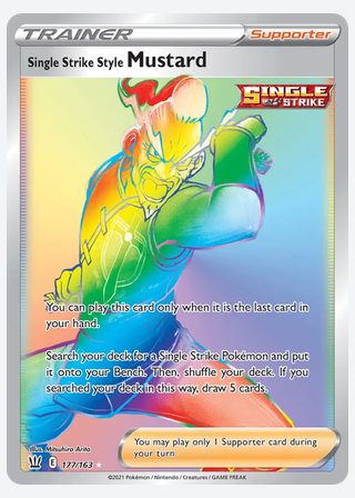 Single Strike Style Mustard — catalogusbeeld
