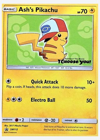 Ash's Pikachu — catalogusbeeld