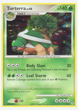 Torterra — catalogusbeeld