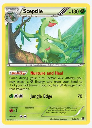 Sceptile — catalogusbeeld