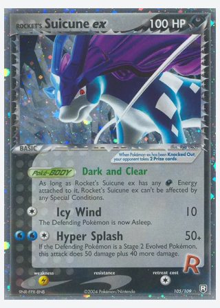 Rocket's Suicune ex — catalogusbeeld