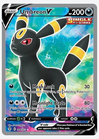 Umbreon V — catalogusbeeld