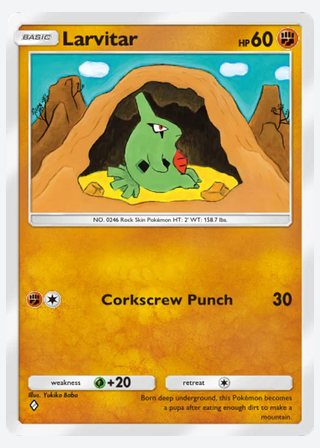 Larvitar — catalogusbeeld