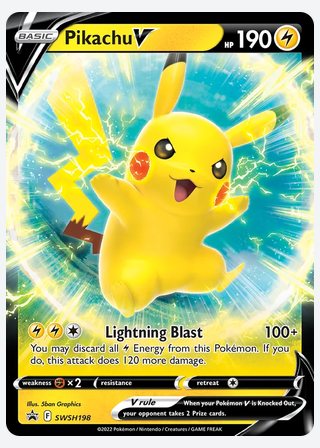 Pikachu V — catalogusbeeld