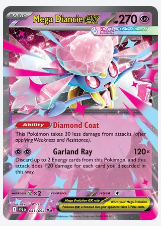 Mega Diancie ex — catalogusbeeld