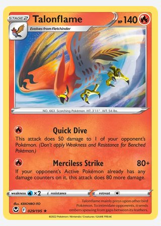 Talonflame — catalogusbeeld