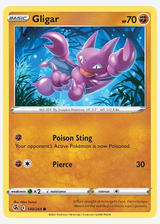 Gligar — catalogusbeeld
