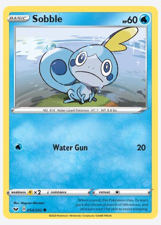 Sobble — catalogusbeeld