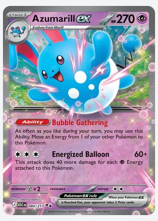Azumarill ex — catalogusbeeld
