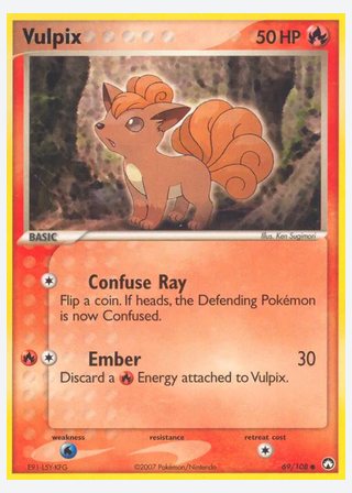 Vulpix — catalogusbeeld
