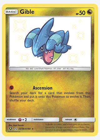 Gible — catalogusbeeld