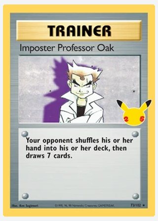 Imposter Professor Oak — catalogusbeeld