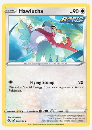 Hawlucha — catalogusbeeld