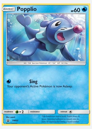 Popplio — catalogusbeeld
