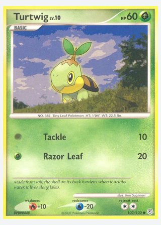 Turtwig — catalogusbeeld