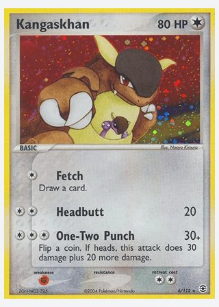 Kangaskhan — catalogusbeeld